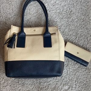 Kate Spade purse tote and matching wallet